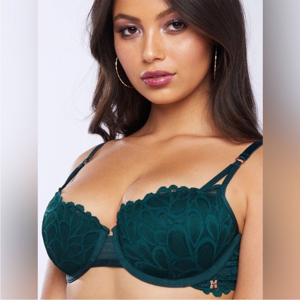 Savage X Fenty 36B NWT Not Sorry Lightly Lined Lace Balconette Bra